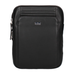 Borsa a spalla da uomo In Vera pelle Made in Italy 22x27x8,5 cm