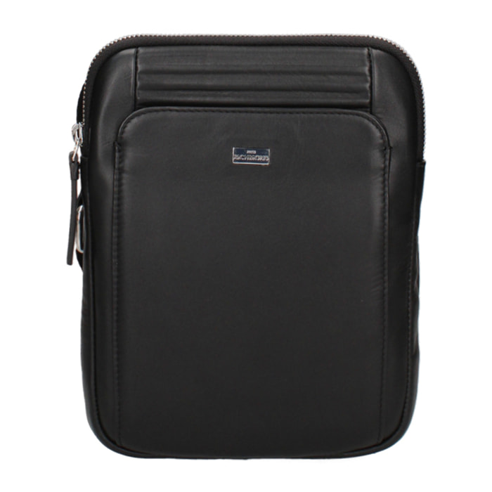 Borsa a spalla da uomo In Vera pelle Made in Italy 22x27x8,5 cm