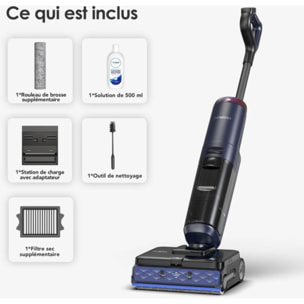 Aspirateur laveur TINECO Floor One S7 Max Pro Bleu