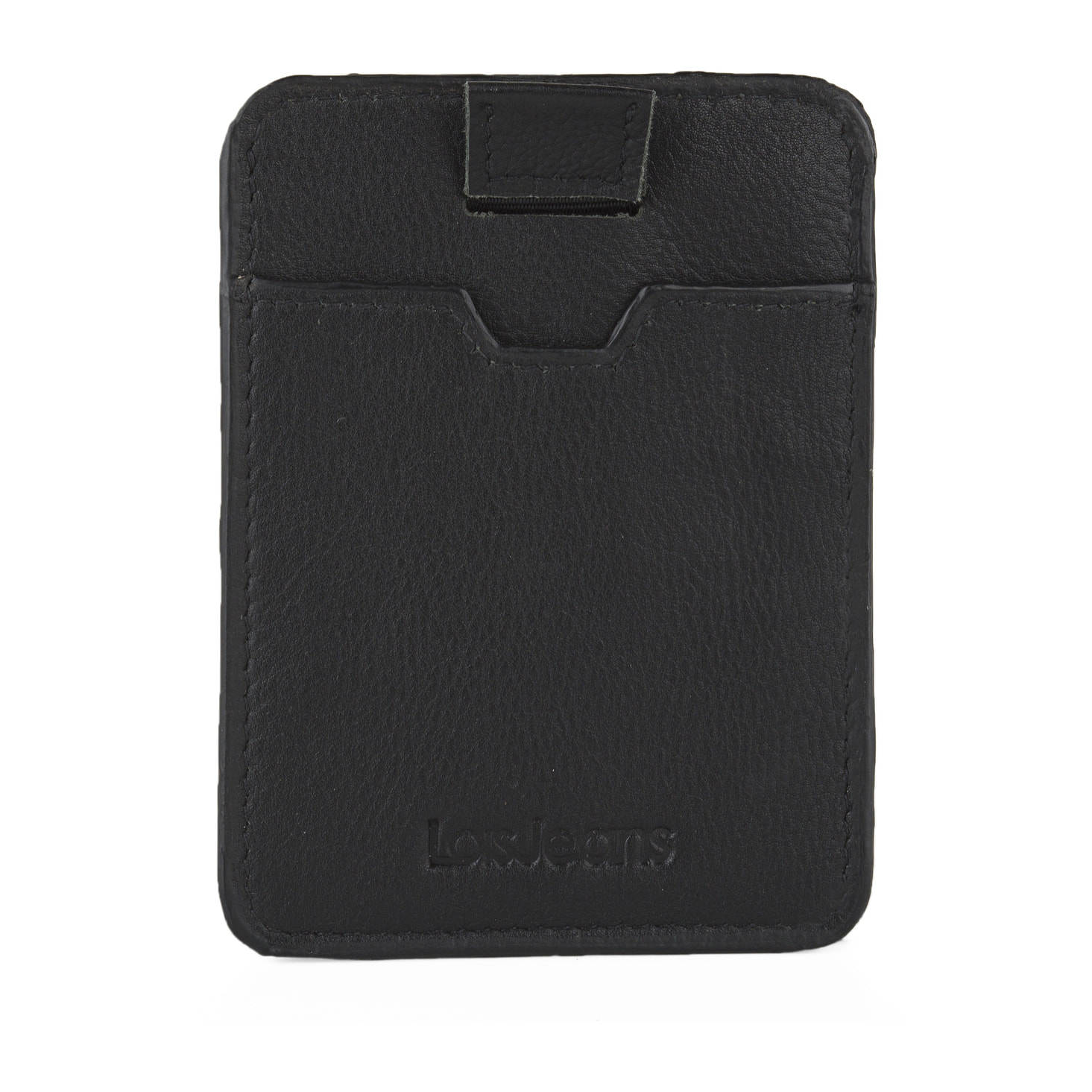 Tarjetero Piel Hombre Lois Wilson Negro