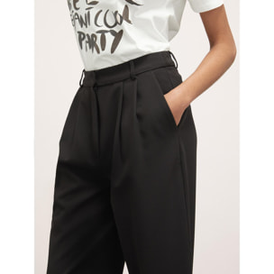 Motivi - Pantalones con pinzas - Negro