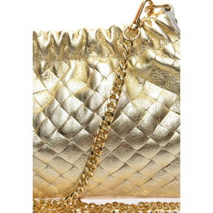 Borsa a spalla Anna Luchini Dorato