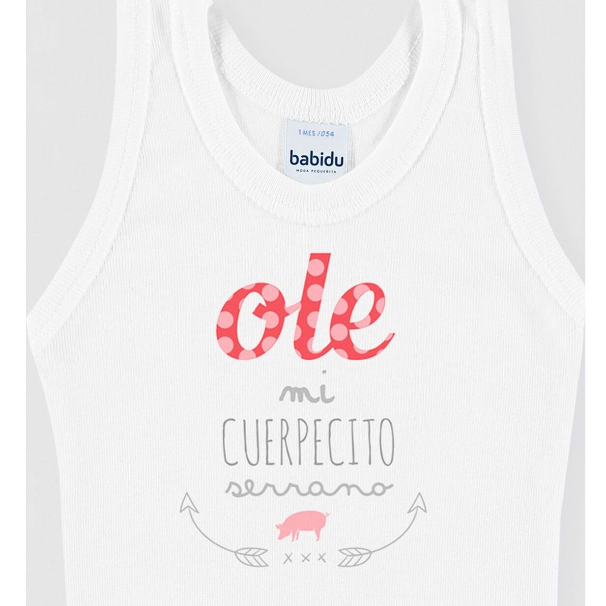 Body bebé tirantes personalizado frases