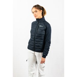 Giacca isolante ibrida ECOActive da donna, marchio ECOON - Blu