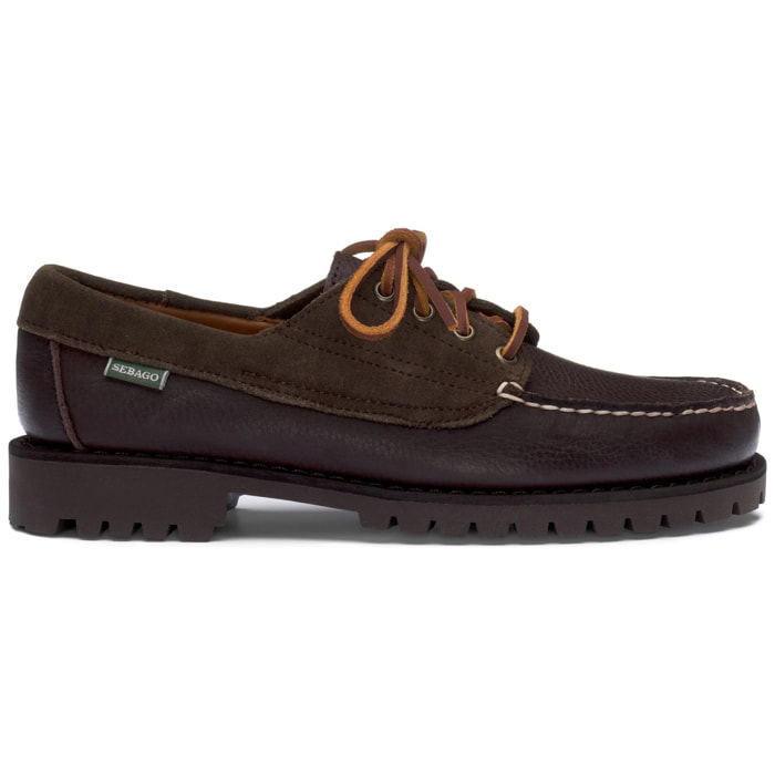 Sebago - Docksides Uomo Marrone - Askook Lug Suede Tumb