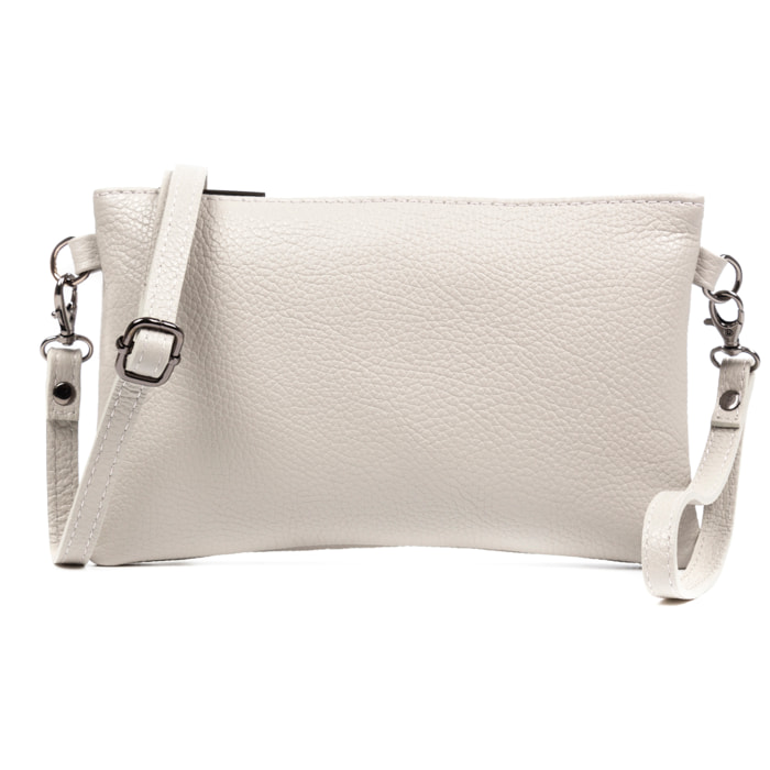 Albenga Borsa a tracolla da donna in pelle autentica rifinitura dollaro