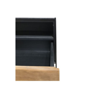 Table basse en métal et en pin recyclé - ORIGIN 2