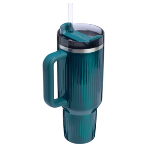 Botella de agua Isotermica - 1,18L - QUENCHER® H2.0 FLUTED TUMBLER - Marina Shine