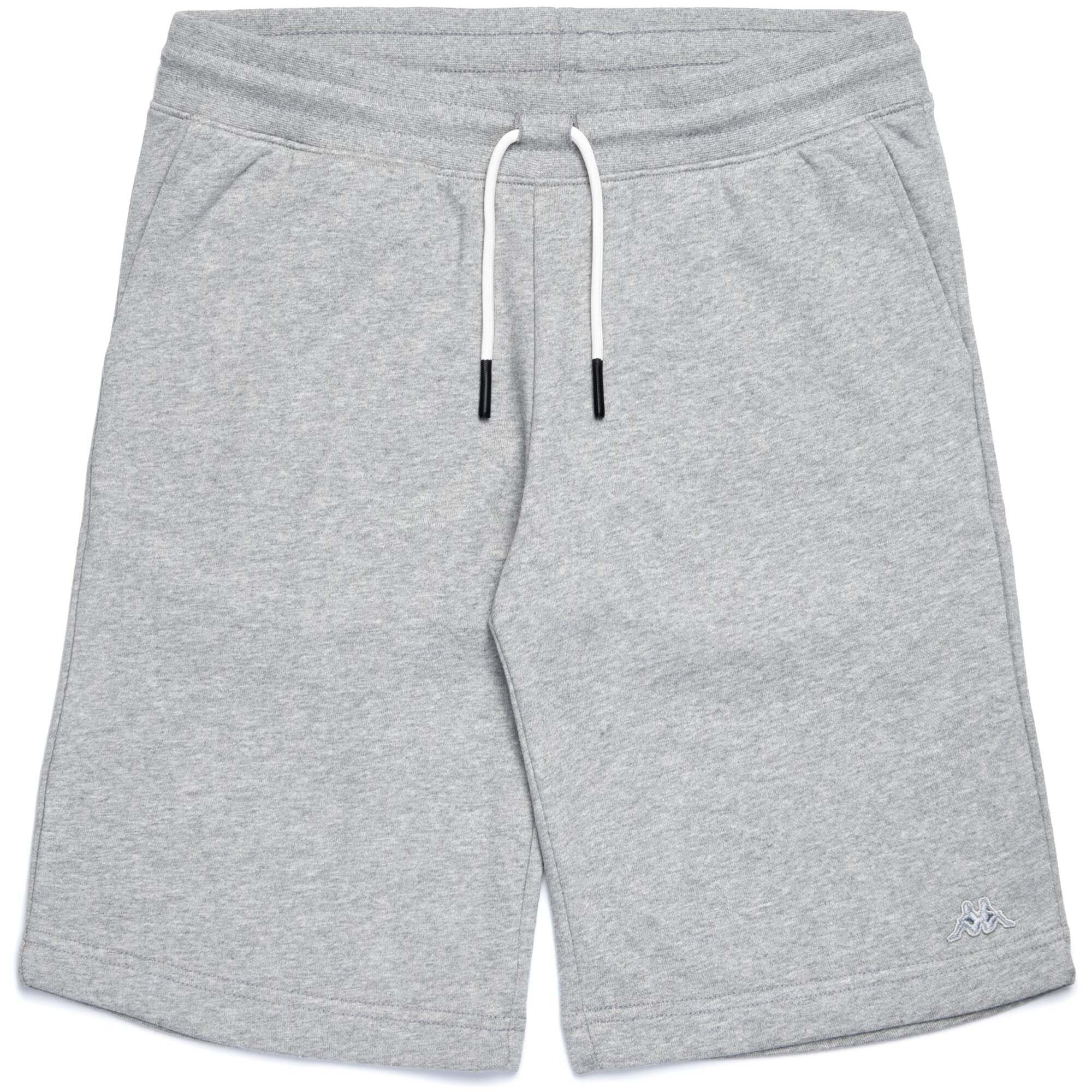 Kappa - Pantaloni Corti Uomo Grigio - Starn Terry