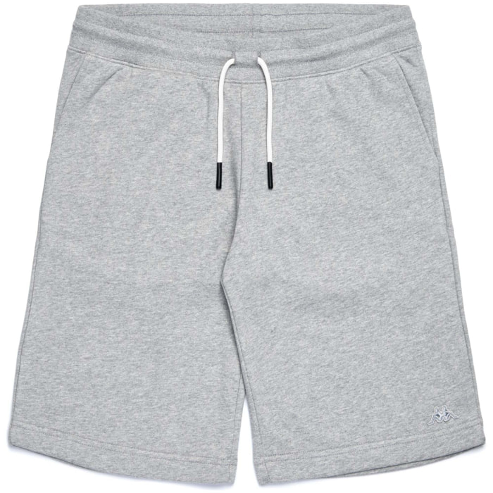 Kappa - Pantaloni Corti Uomo Grigio - Starn Terry