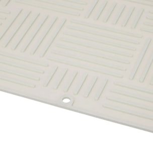 Tapis de vaisselle Sileo pliant beige