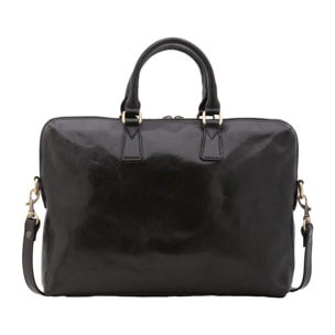 Borsa da lavoro  da uomo In Vera pelle Made in Italy 37x27x6 cm