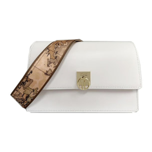 Alviero Martini 1a Classe Tracollina Clutch Donna Bianco