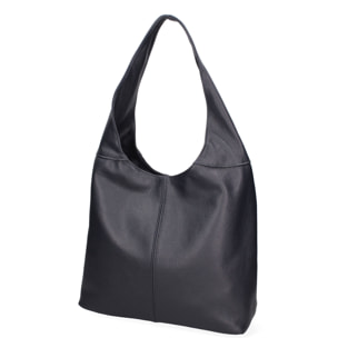 Borsa a sacca  da donna In Vera pelle Made in Italy 39x55x13 cm