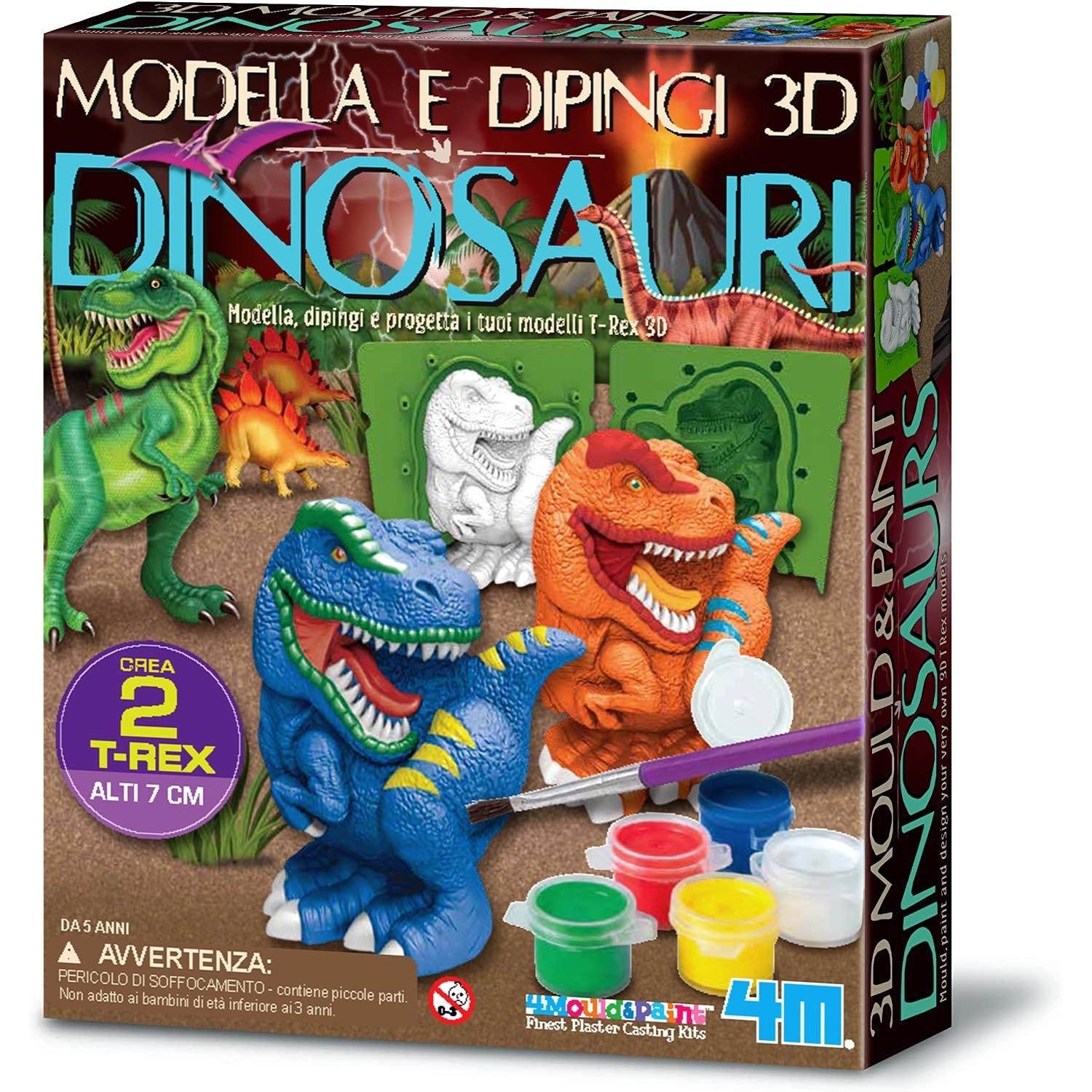 Modella & Dipingi / Dinosauri 3D