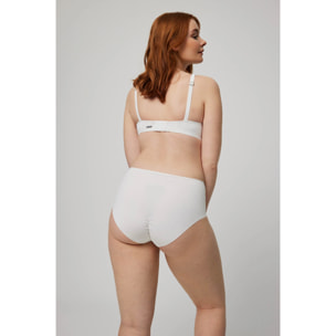Mutandina alta da control bianca