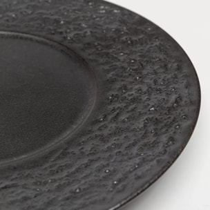 Assiettes Cosmos noires 21cm set de 4 Kare Design