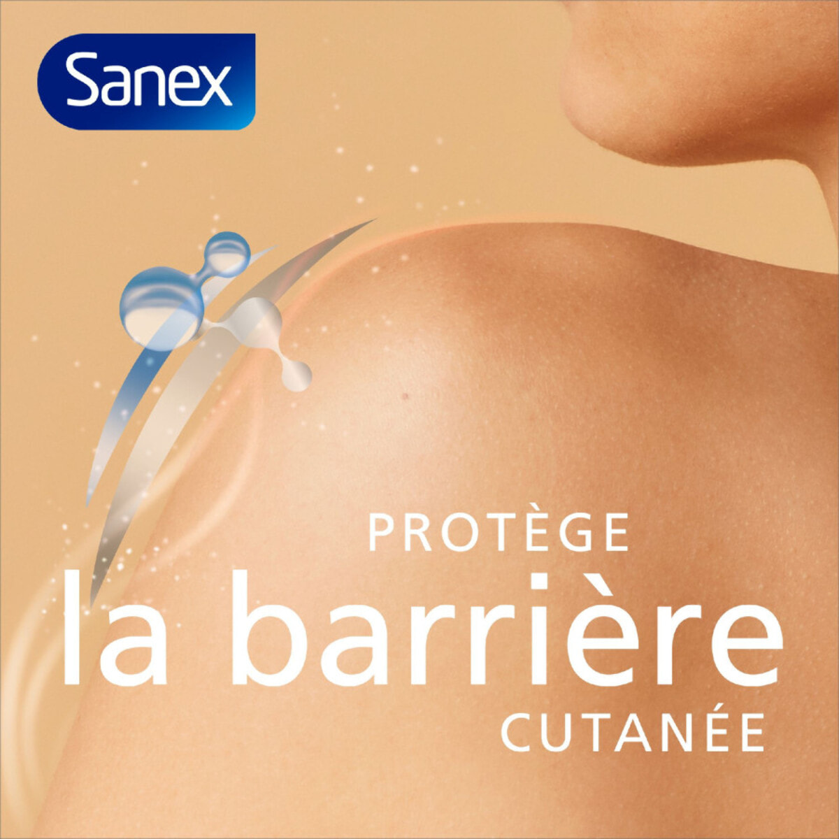 Pack de 6 - Gel douche Sanex Natural Prebiotic Protection - 425 ml