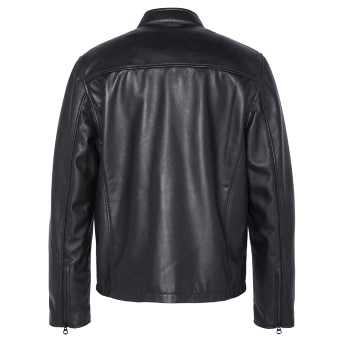 LCBIKERMOTOR JACKETSchott NYC P/EBLACK
