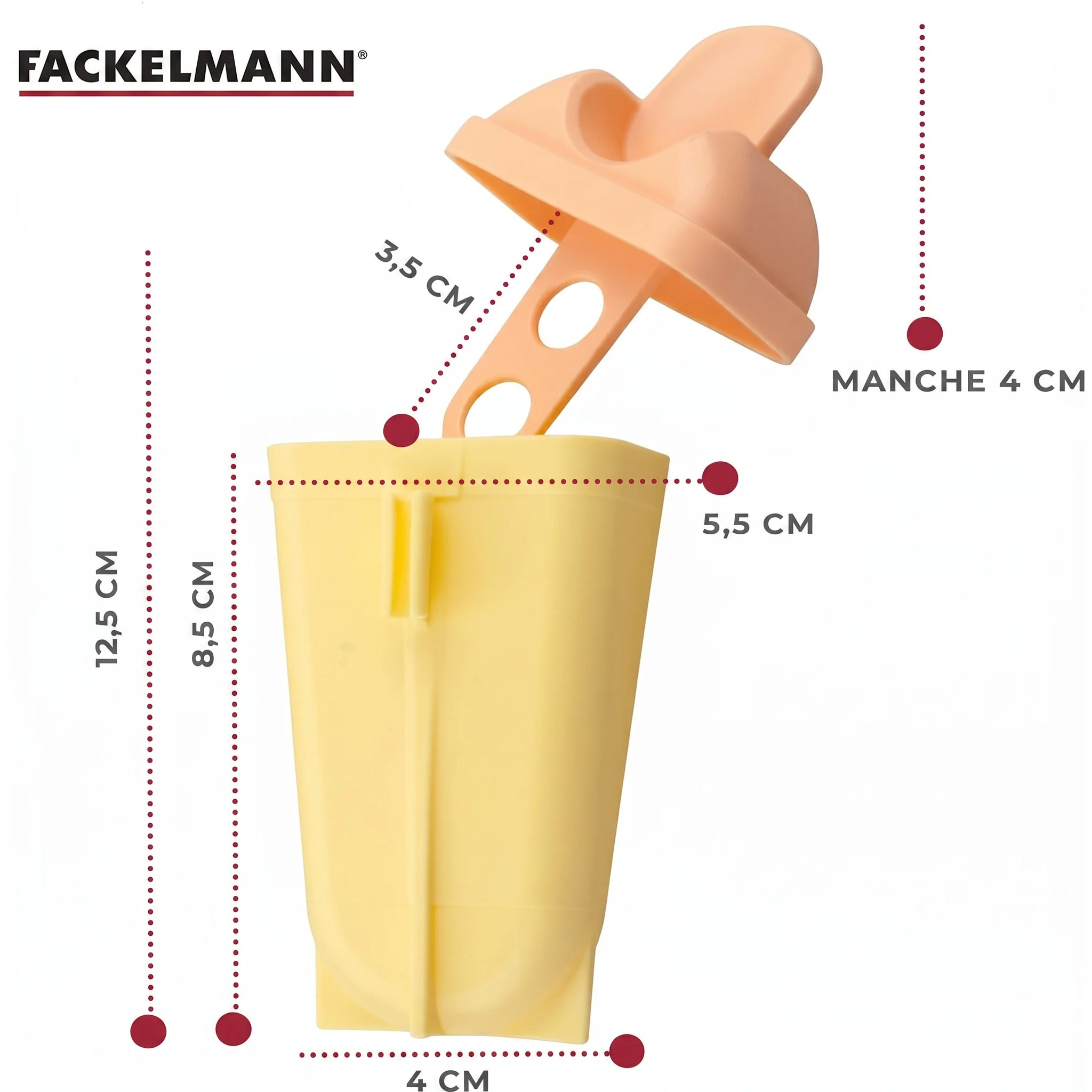 Lot de 5 moules pour glaces à l'eau maison Fackelmann Summer Party