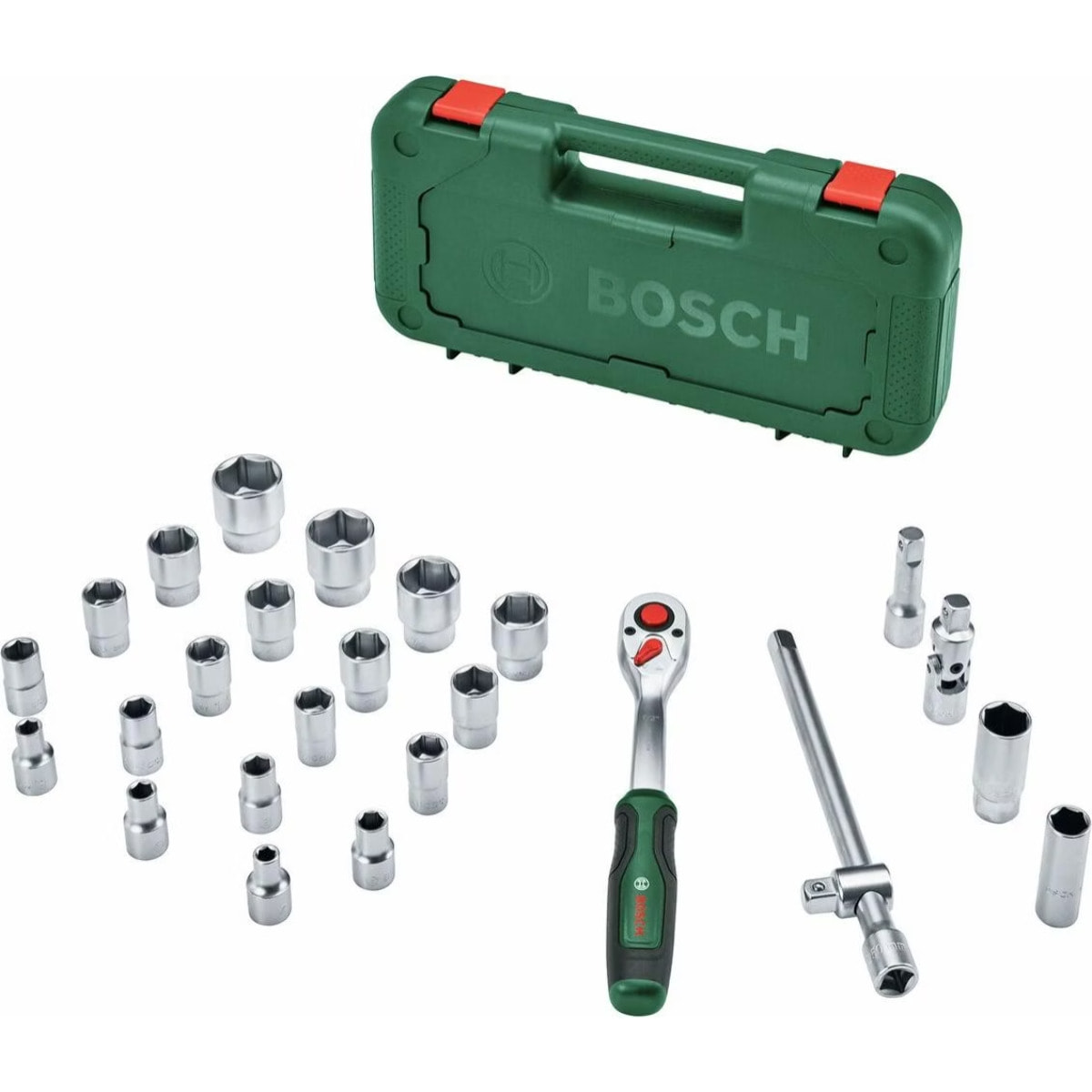 Set 25 pièces avec cliquet 1/2' - BOSCH - 1600A02Z9F