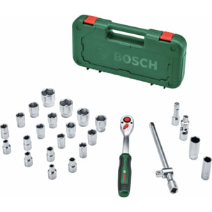 Set 25 pièces avec cliquet 1/2' - BOSCH - 1600A02Z9F