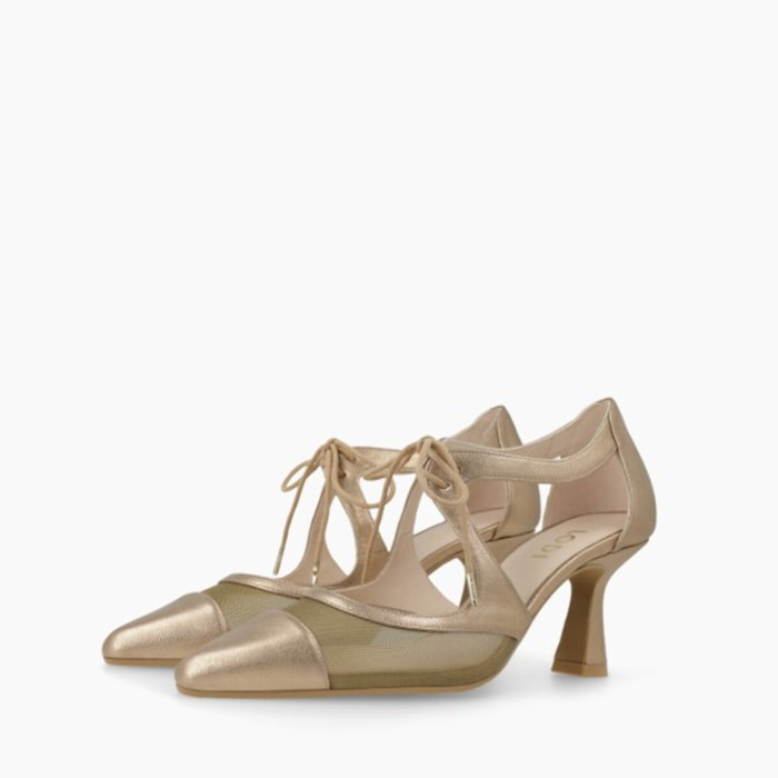 ZAPATOS DE SALÓN DORADOS GLEB