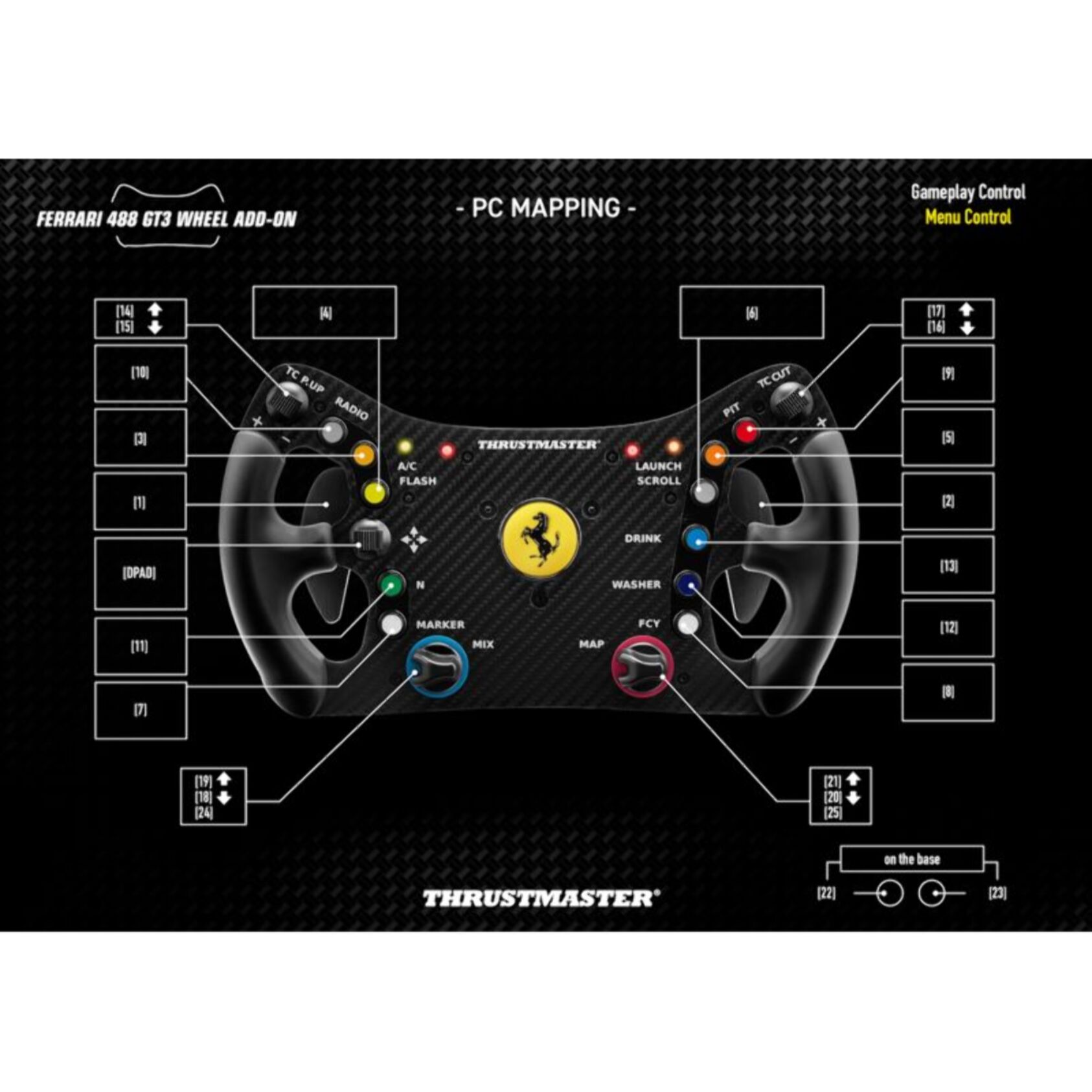 Volant THRUSTMASTER Volant Ferrari 488 GT3 Wheel