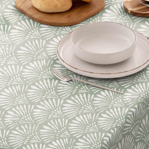 Nappe anti-taches ARLO BLEU - en 100 % coton