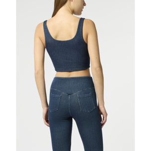 PLEIN SPORT Top Denim Touch PS