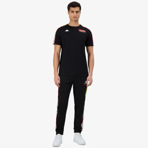 Kappa - Pantaloni Uomo Nero - 222 Banda Alanz Vr46 Travel