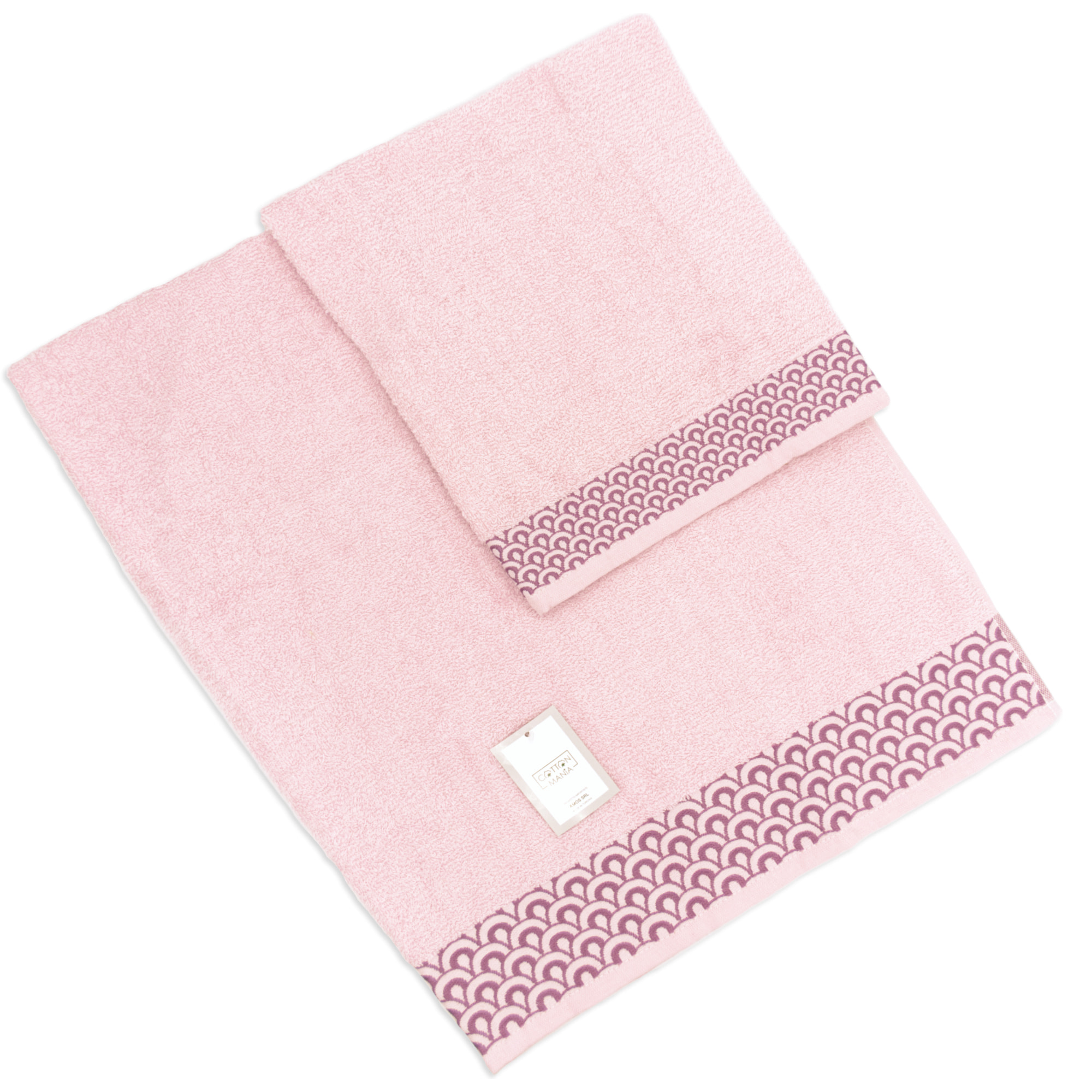 SET ASCIUGAMANI COTTON MANIA – POINT - ROSA