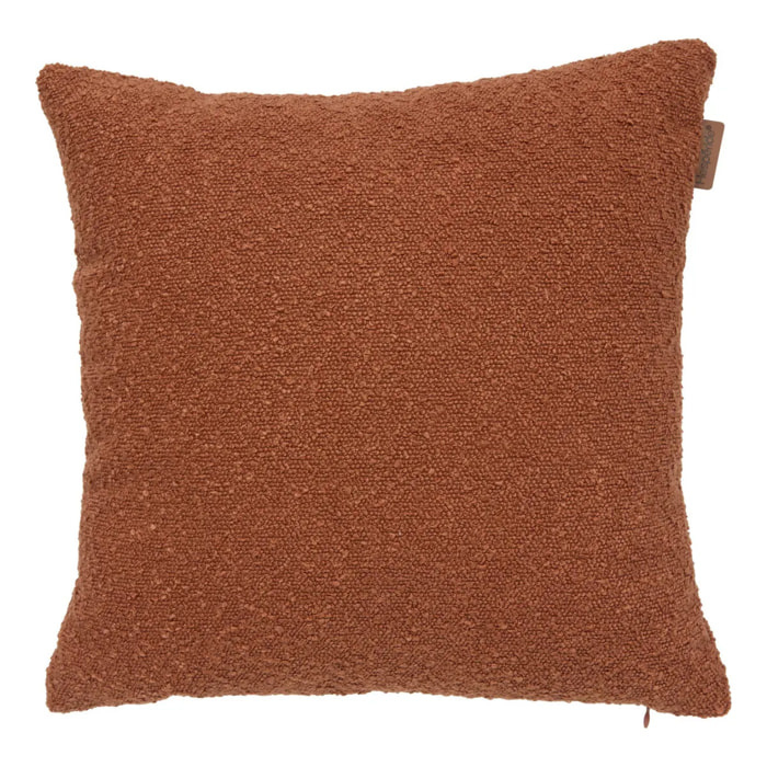Coussin déco Solfia acajou 45x45cm