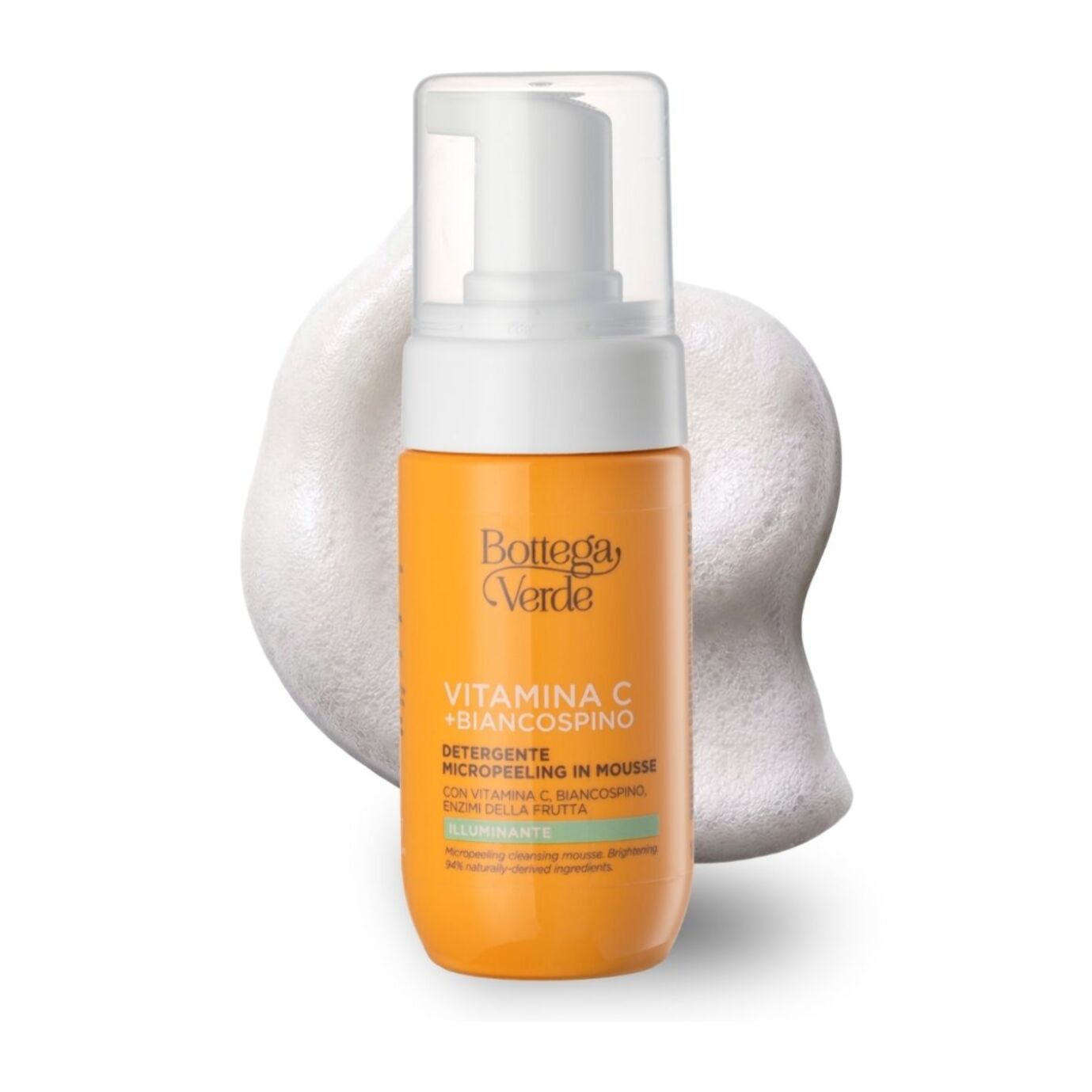 Vitamina C + Biancospino - Detergente micropeeling in mousse
