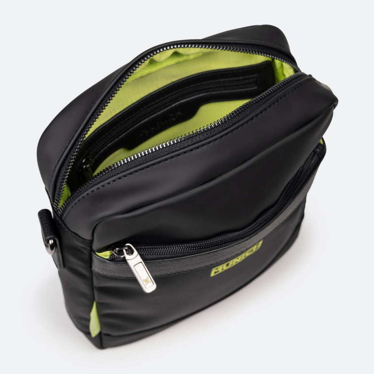 Bandolera Negra de Alta Resistencia con Bolsillo Frontal JUNGLE CROSSBODY