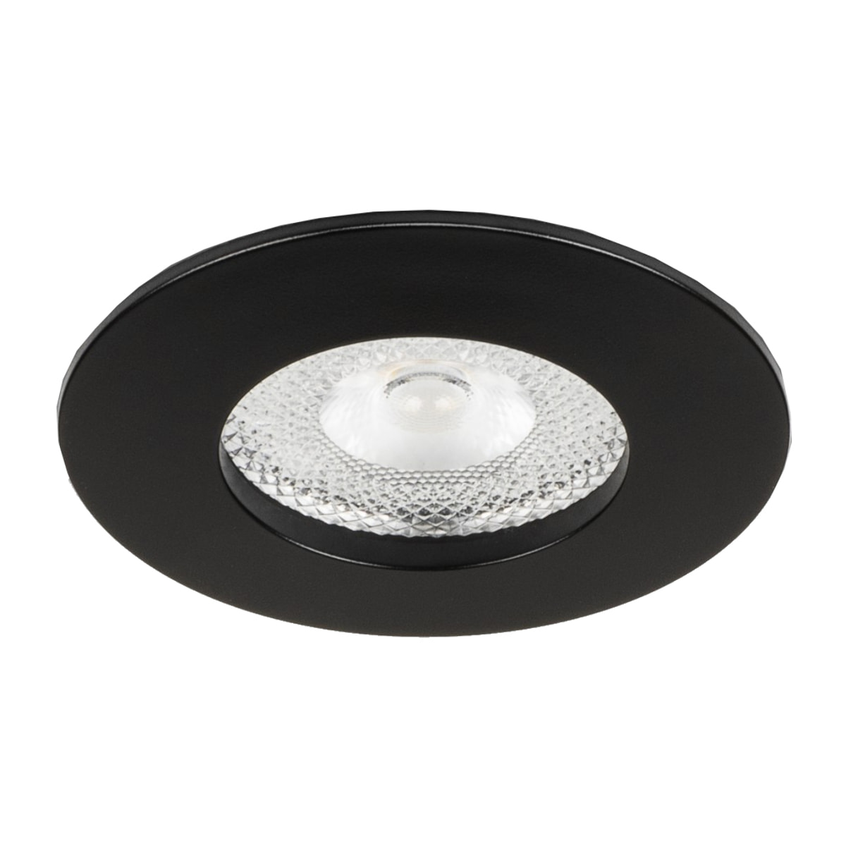 Ledsc4 LedsC4 Downlight LED Empotrable Negro Transparente, Iluminación Interior 995 Lúmenes 3000K, Diámetro 70mm, Diseño Moderno y Duradero en Policarbonato y Aluminio