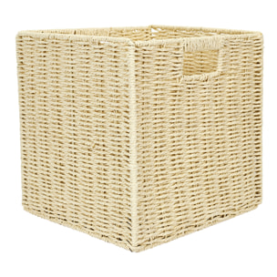 Cube De Rangement Tresse Pliable 30x30cm
