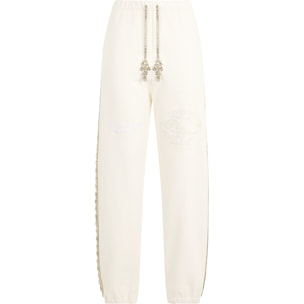 PHILIPP PLEIN Washed Joggers Tennis Club Crystals