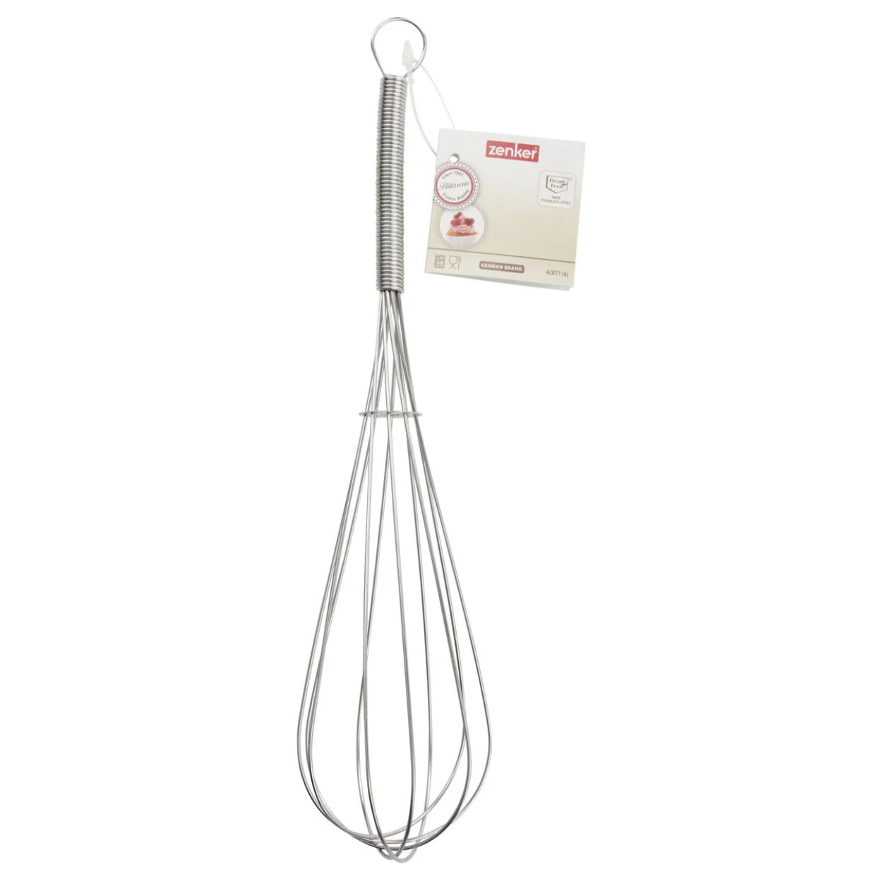 Fouet de cuisine et pâtisserie en inox 25 cm Zenker