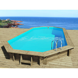 Piscine bois " Sevilla 145 " - 8.57 x 4.57 x 1.45 m
