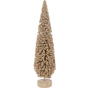 J-Line décoration Sapin De Noël - plastique - champagne - large