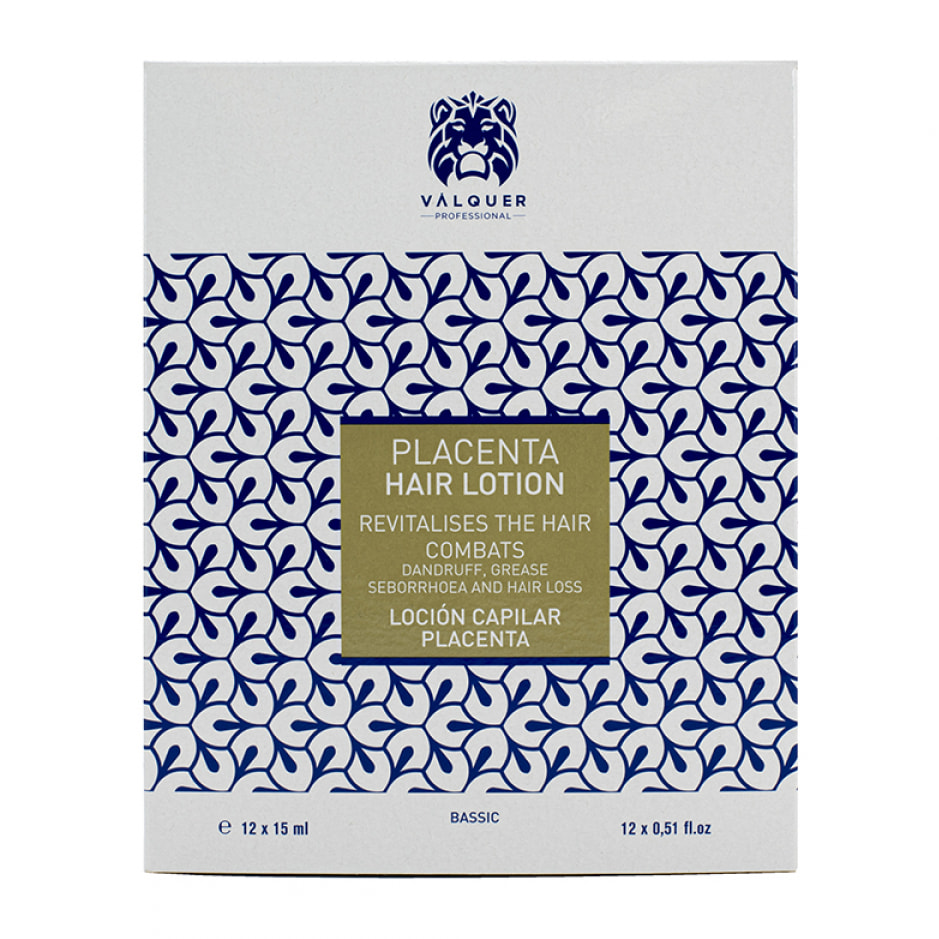 Valquer Loción Capilar de Placenta Vegetal - 12x15 ml