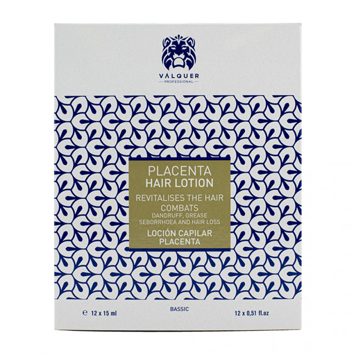 Valquer Loción Capilar de Placenta Vegetal - 12x15 ml