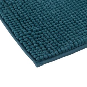 Tapis de bain 50x80cm "Colorama" bleu pétrole