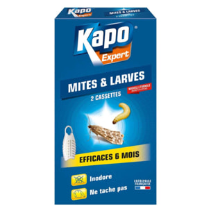 Pack de 2 - Kapo - Cassettes Mites Et Larves Etui De 2