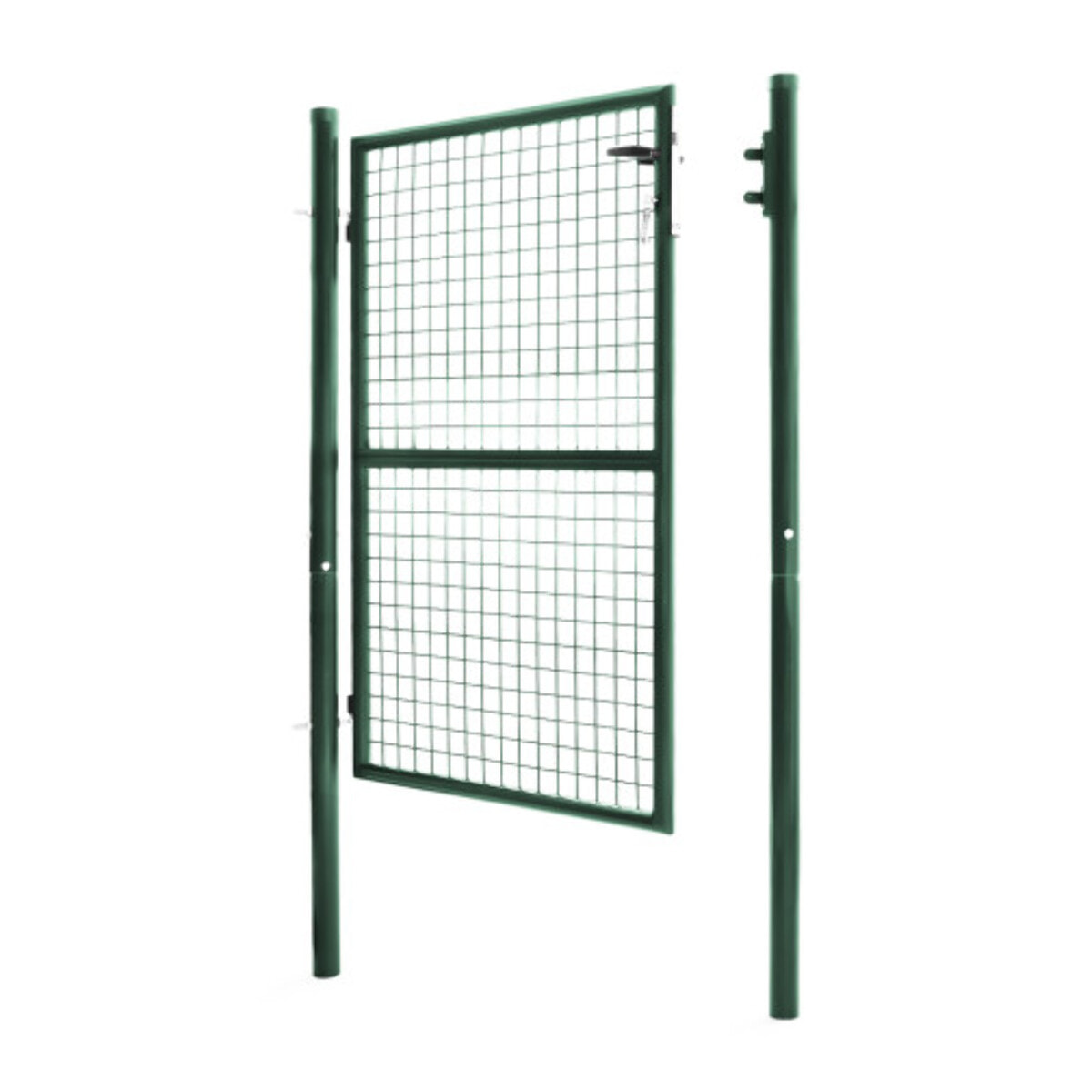 Portillon acier vert 125x100cm