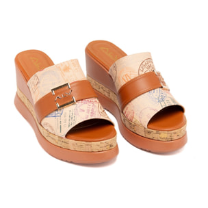 ALV by Alviero Martini Sandalo con zeppa