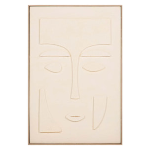 Cuadro Abstracto Con Relieve 80x4x120 Cm