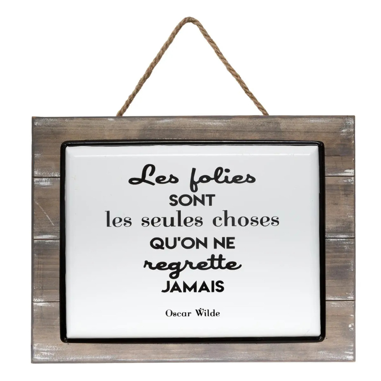 Plaque "Citation" 40x30,5cm
