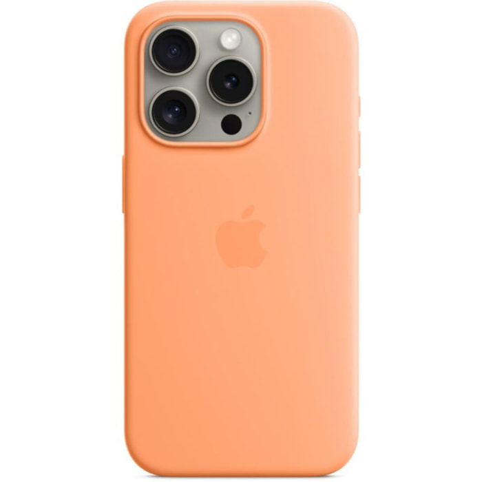 Coque APPLE iPhone 15 Pro MagSafe Sorbet orange